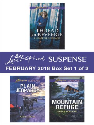 cover image of Harlequin Love Inspired Suspense February 2018--Box Set 1 of 2